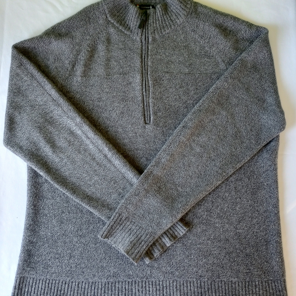 Smartwool Ripple Ridge 1/2 Zip Grey Size XL